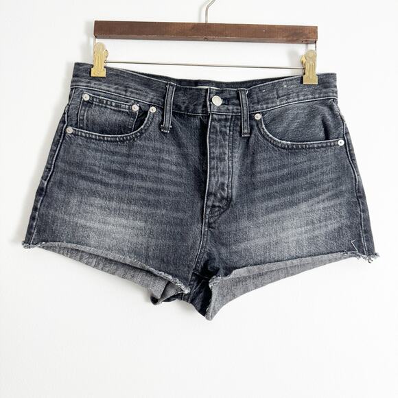 MADEWELL Relaxed Denim Shorts Faded Black 27 - Picture 3 of 10